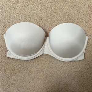 PINK strapless push up bra